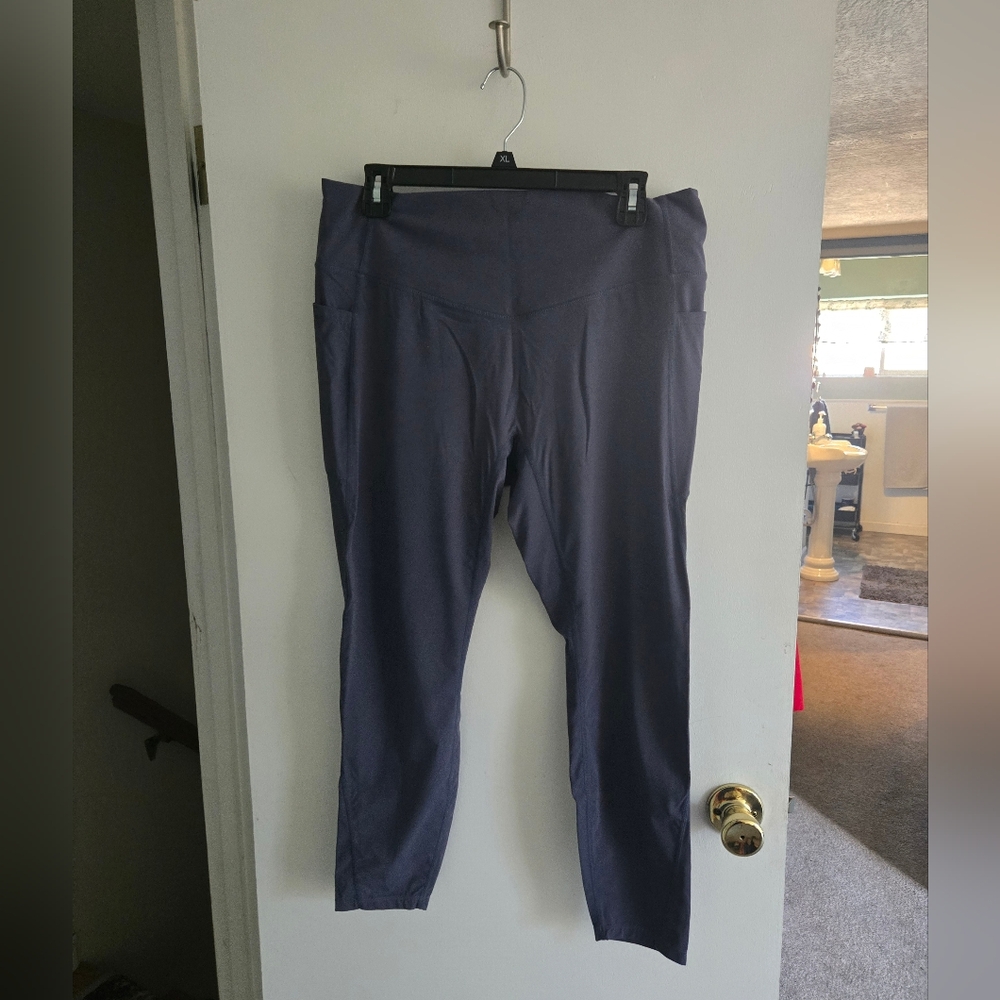 Blue 7/8 Leggings